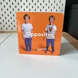 Lovevery Opposites Board Book - Orange Cover